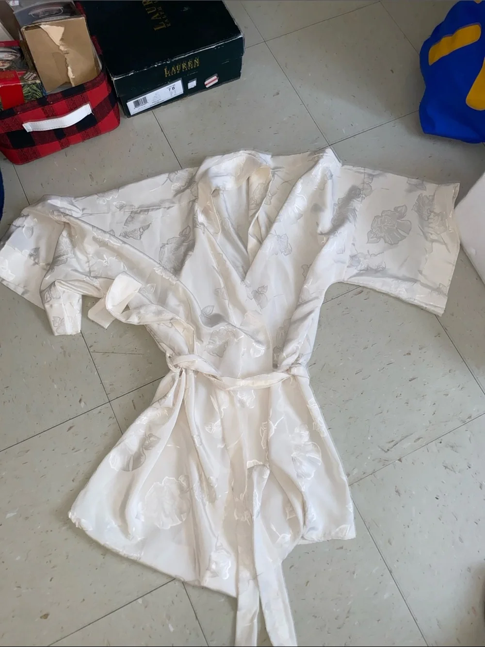 VINTAGE SHORTIE ROBE PJ SHORTS SMALL